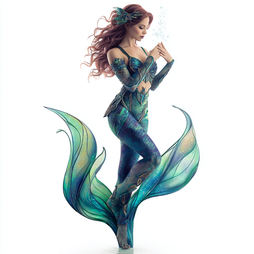 Marina the Mermaid, Guardian of the House of the Emerald Heart in the Sparkleverse, element of Water