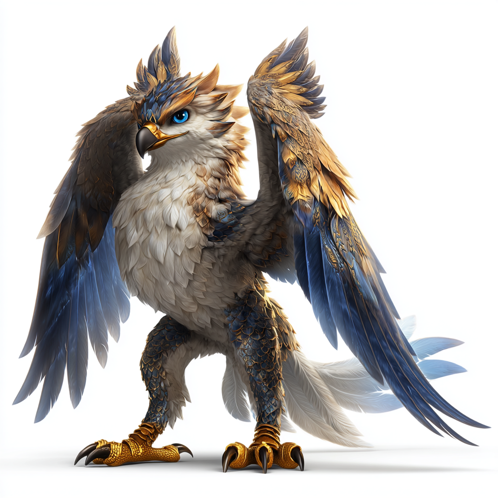 Skyborn the Griffin, Guardian of the House of the Sapphire Gaze in the Sparkleverse, element of Air